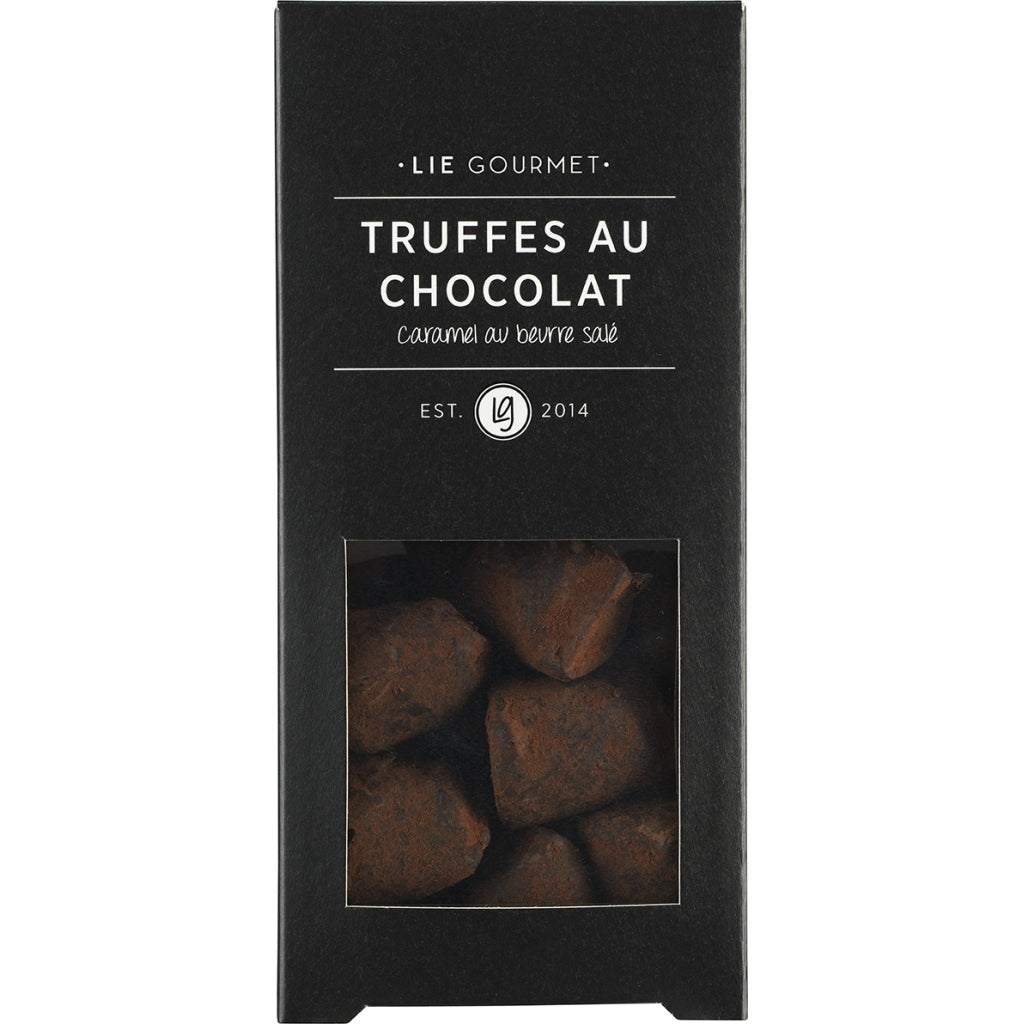 LIE GOURMET Chocolate truffles with salted caramel crunch (110 g) Chocolate truffle Chocolate