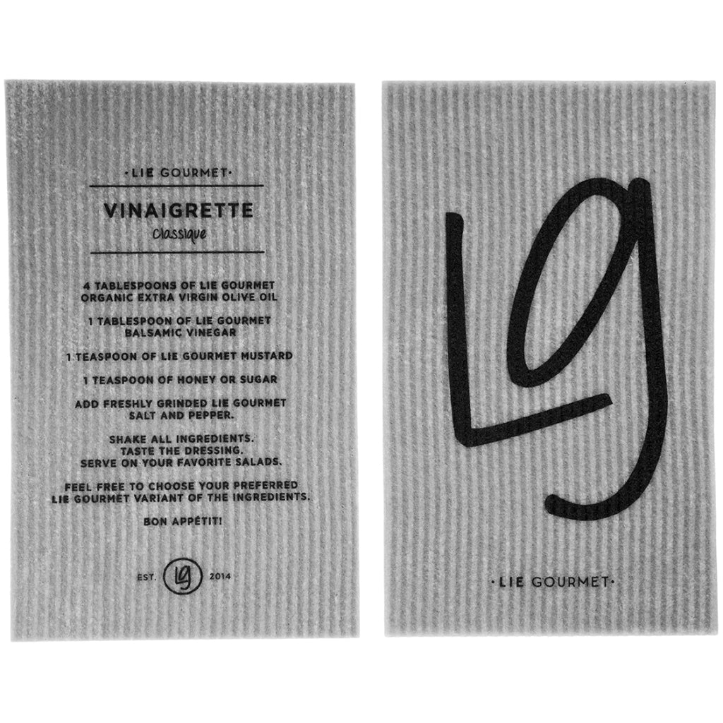 LIE GOURMET Dish cloth - 2 pcs. (light grey) Dish cloth