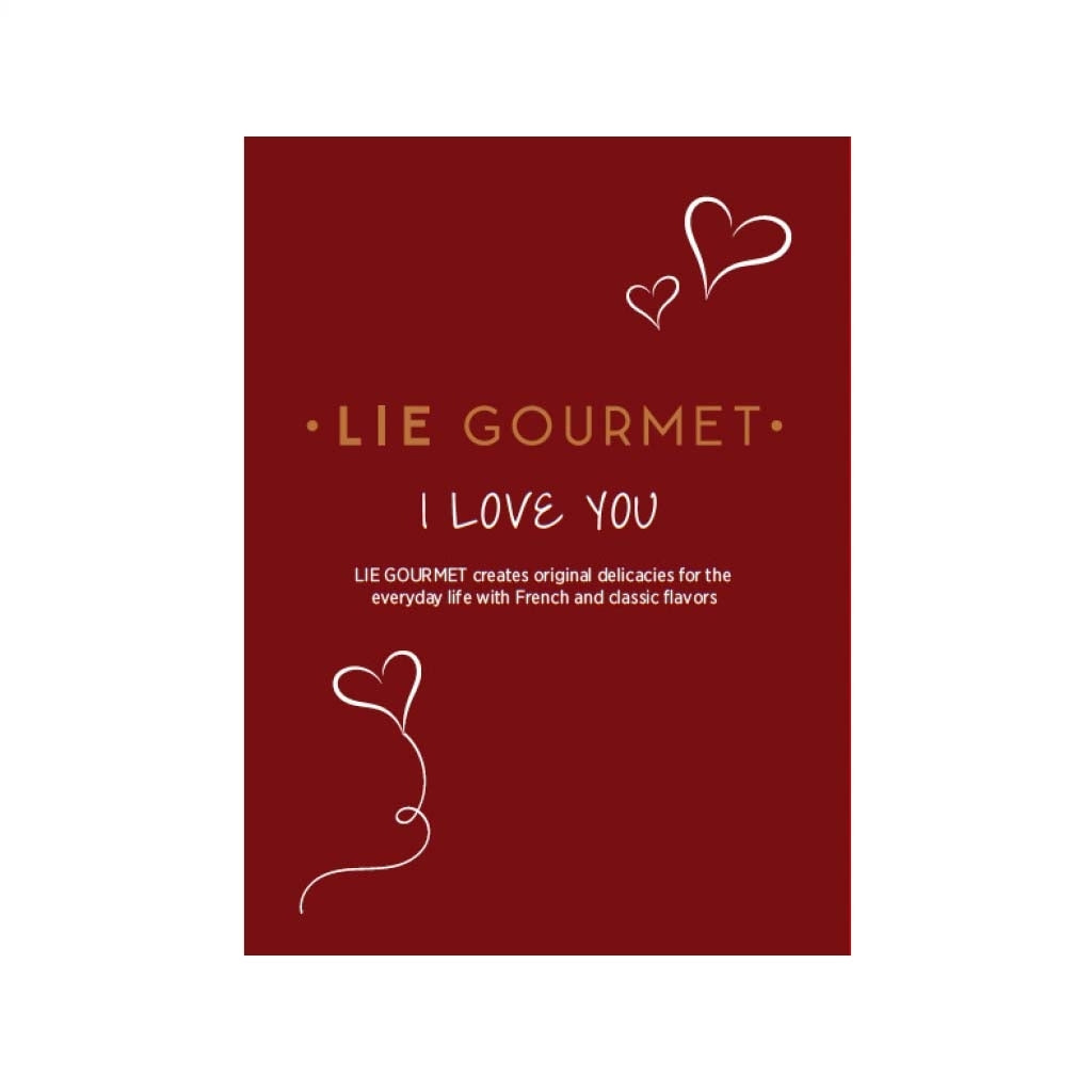 LIE GOURMET Gift box sleeve - I love you Gift box - sleeve I love you Gift box sleeve