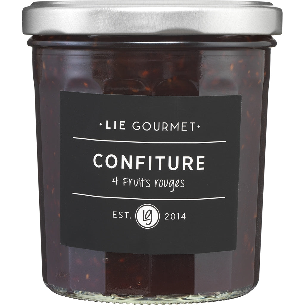LIE GOURMET Jam 4 red fruits (370 g) Jam 4 red berries