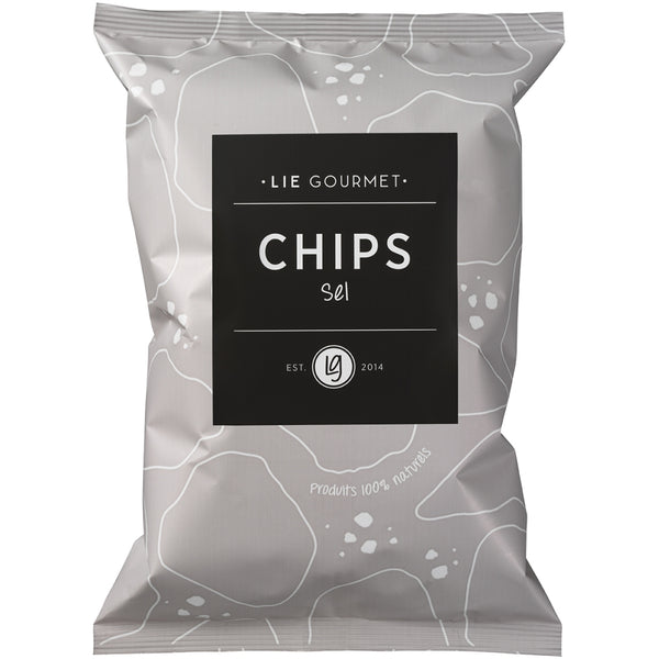 LIE GOURMET Potato chips salt (125 g) Chips Salt