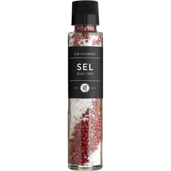 LIE GOURMET Grinder - salt, pink pepper (215 g) Salt & pepper Pink pepper