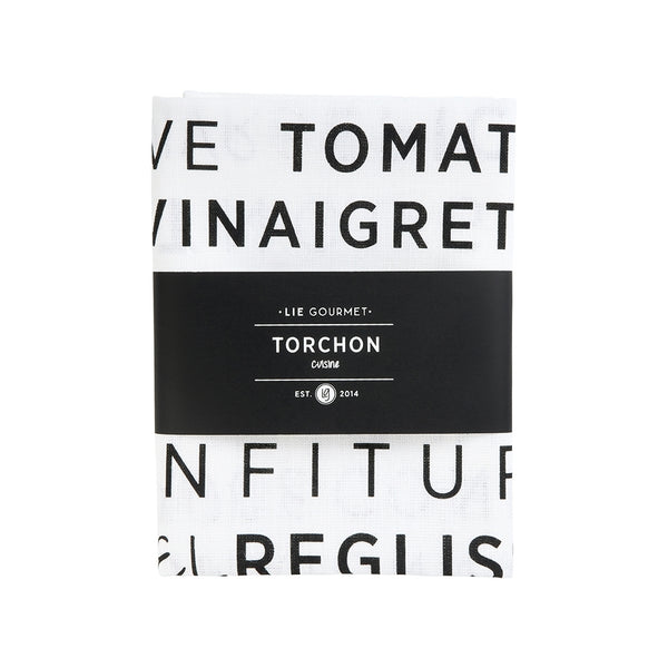 LIE GOURMET Kitchen towel - 1 pc. (white) Kitchen towel White