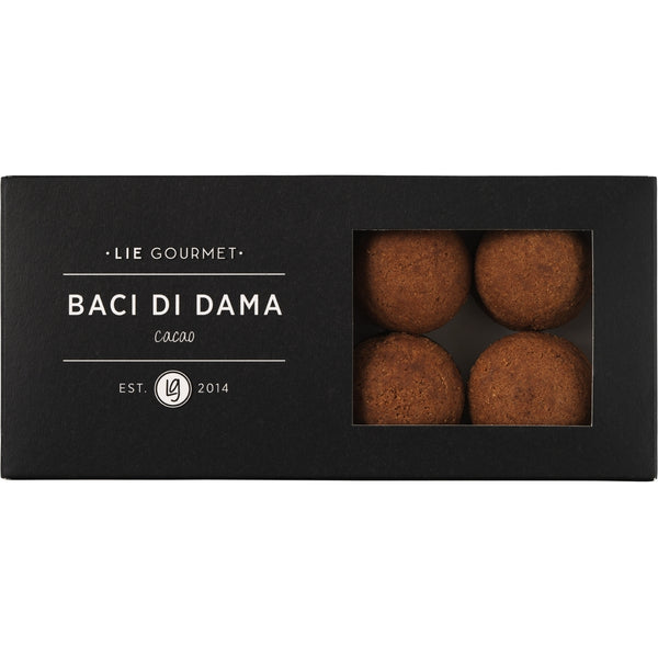 LIE GOURMET Baci di dama - Italian hazelnut/cocoa cookies (80 g) Cookies Hazelnut/cocoa