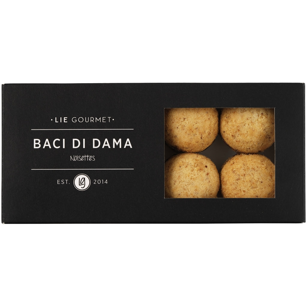 LIE GOURMET Baci di dama - Italian hazelnut cookies (80 g) Cookies Hazelnut