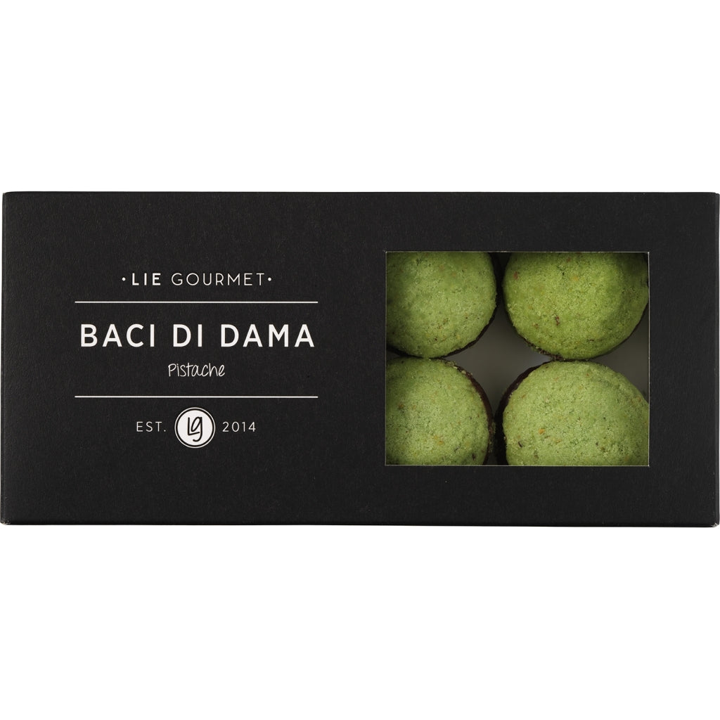 LIE GOURMET Baci di dama - Italian pistachio cookies (80 g) Cookies Pistachio