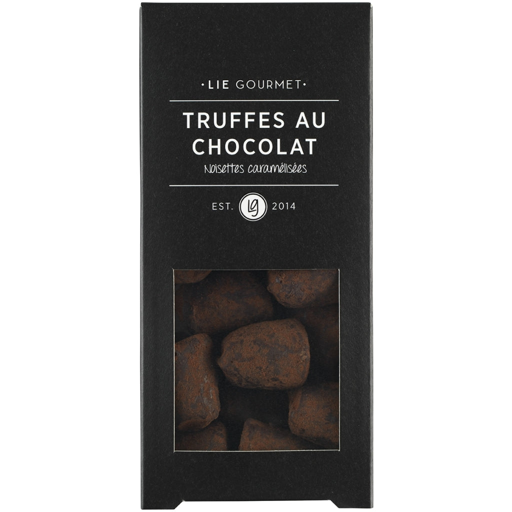 LIE GOURMET Chocolate truffles with caramelized hazelnuts Chocolate Chocolate