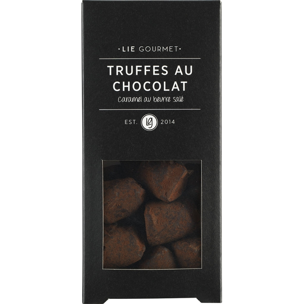 LIE GOURMET Chocolate truffles with salted caramel crunch (110 g) Chocolate Chocolate
