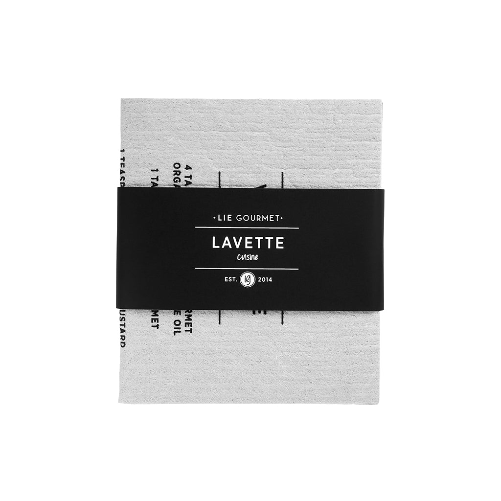 LIE GOURMET Dish cloth - 2 pcs. (light grey) Dish cloth Light grey