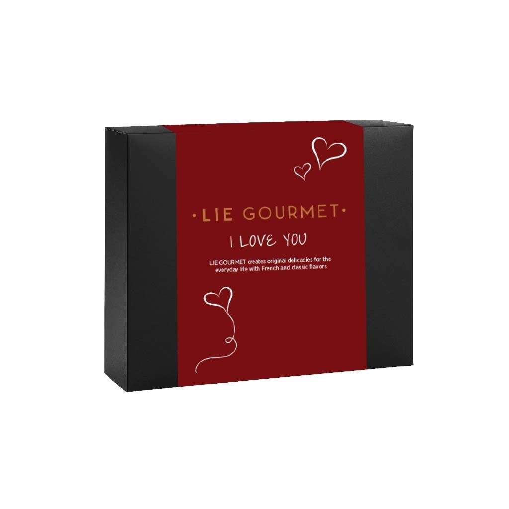 LIE GOURMET Gift box sleeve - I love you Gift box - sleeve I love you Gift box sleeve