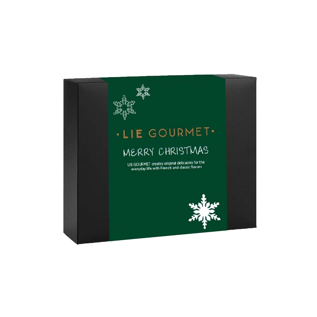 LIE GOURMET Gift box sleeve - Merry Christmas Gift box sleeve - Christmas Gift box sleeve