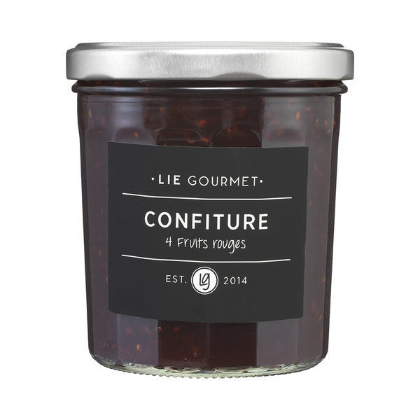 LIE GOURMET Jam 4 red fruits (370 g) Jam 4 red berries