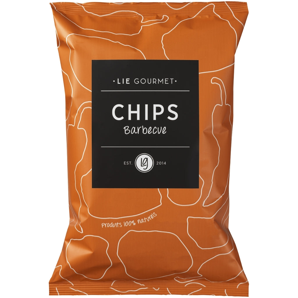 Potato chips barbecue (125 g) – LIE GOURMET ApS