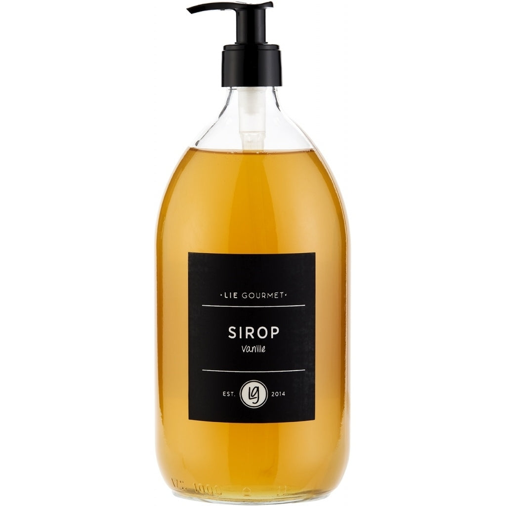 LIE GOURMET Syrup vanilla (1000 ml) Syrup - coffee/dessert Syrup vanilla