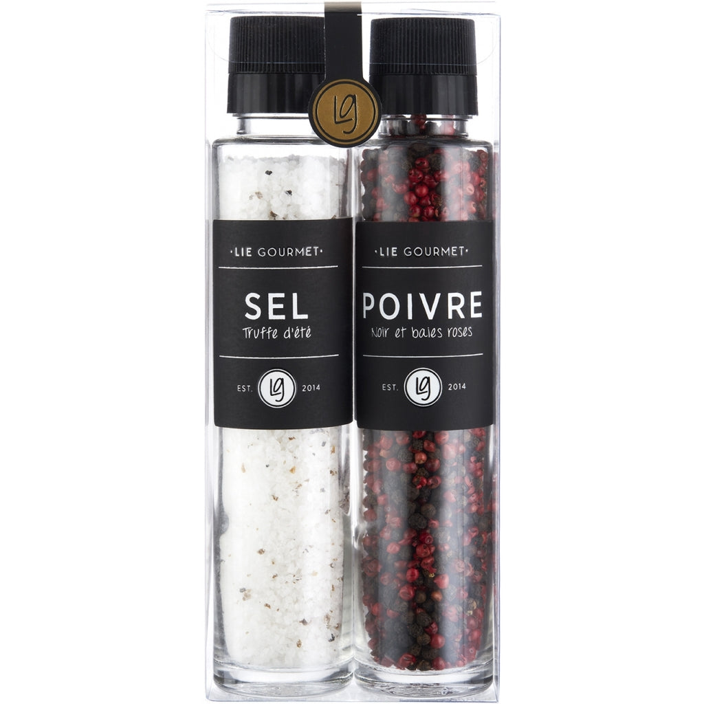 LIE GOURMET Gift set grinders - Salt/truffle & pepper set (265 g/100 g) Gift set Gift Box