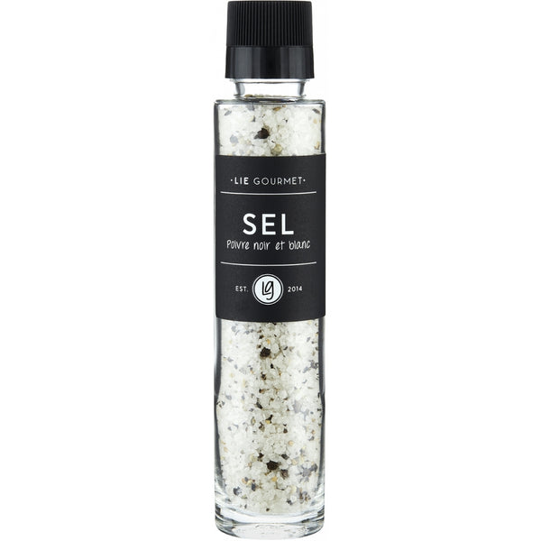LIE GOURMET Grinder - salt, black and white pepper (220 g) Salt & pepper Salt black white pepper