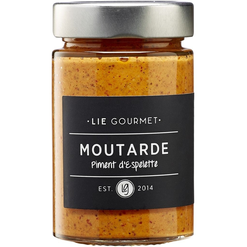 LIE GOURMET Mustard Piment d'Espelette/chili (200 g) Mustard Piment d'Espelette